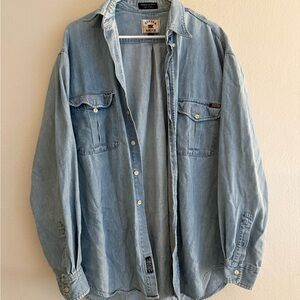 Cutter & Buck Denim Button Up